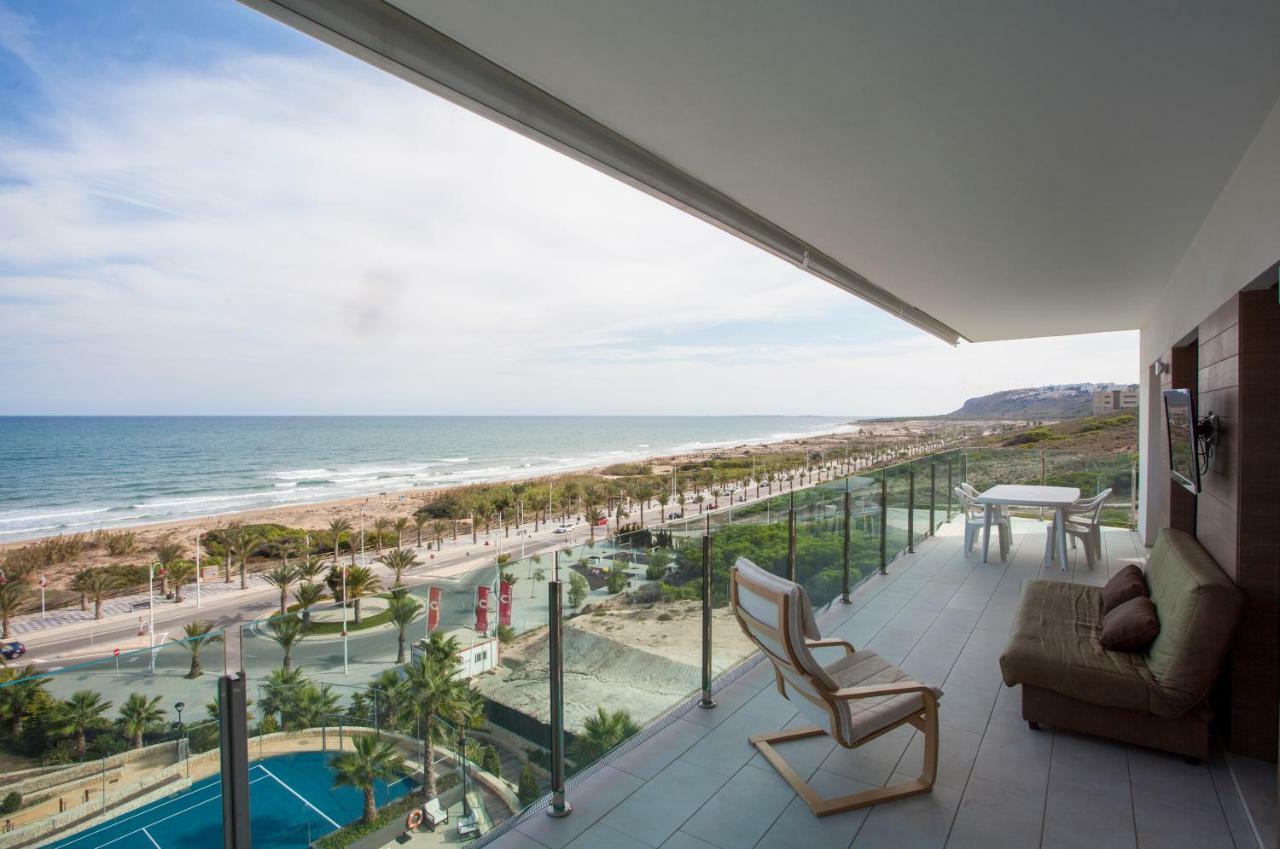 Great Views First Line Teleworkers And Families Unforgetable Apartment Arenales del Sol Bagian luar foto